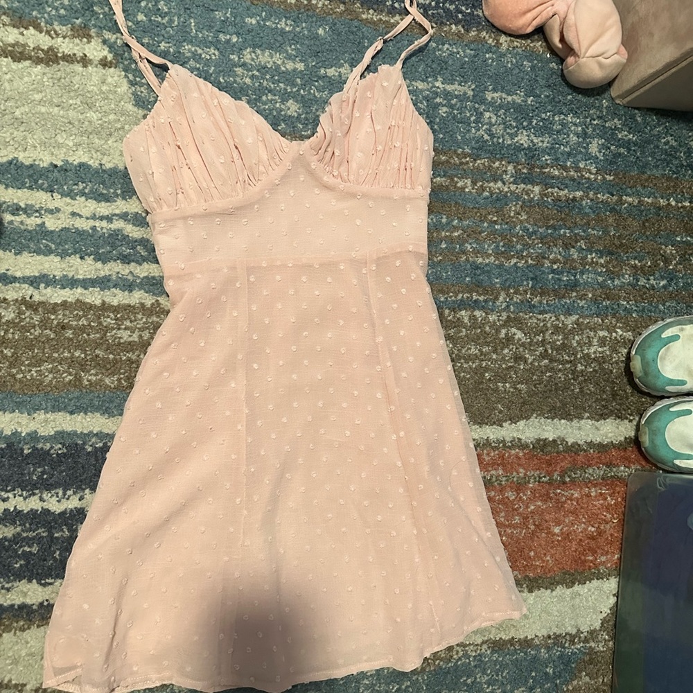 Light Pink Boutique Mini Dress
